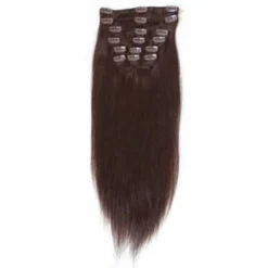 FashionGirl24 Etusivu|Clip-On - 40cm-40 cm Clip-On hiustenpidennykset, tummanruskea 2#
