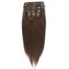 Hair Extensions Etusivu|Clip-On - 40cm-40 cm Clip-On hiustenpidennykset, suklaanruskea 4#