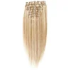 Hair Extensions Etusivu|Clip-On - 40cm-40 cm Clip-On hiustenpidennykset, kirkkaanvaalea mix #27/613