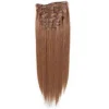 Hair Extensions Etusivu|Clip-On - 40cm-40 cm Clip-On hiustenpidennykset, punaruskea 30#