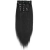 Hair Extensions Etusivu|Clip-On - 40cm-40 cm Clip-On hiustenpidennykset, musta 1#