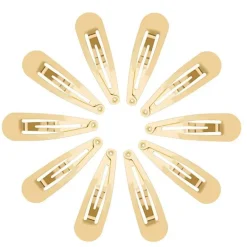 FashionGirl Etusivu|Hiussoljet-12 kpl. Metalliset hiukset soljet - kulta