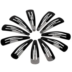 FashionGirl24 Etusivu|Hiussoljet-12 kpl. Metalliset hiukset soljet - musta