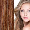 FashionGirl Etusivu|Glitter Extensions-Bling Hopea glitter hiustenpidennykset 100 kpl glitter hiuslankoja 80 cm - Kahvin / mokka värinen