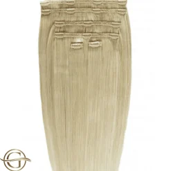 FashionGirl Etusivu|Synteettiset Hiukset-Clip on hair extensions #24 Golden blonde - 7 pieces - 60 cm | Gold24