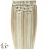 AVA Etusivu|Synteettiset Hiukset-Clip on hair extensions #27/613 Blonde mix - 7 pieces - 50 cm | Gold24