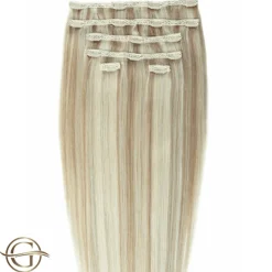 AVA Etusivu|Synteettiset Hiukset-Clip on hair extensions #27/613 Blonde mix - 7 pieces - 50 cm | Gold24
