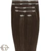FashionGirl Etusivu|Synteettiset Hiukset-Clip on hair extensions #33 Copper brown - 7 pieces - 60 cm | Gold24