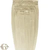 FashionGirl Etusivu|Synteettiset Hiukset-Clip on hair extensions #613 Blonde - 7 pieces - 60 cm | Gold24