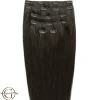 FashionGirl Etusivu|Synteettiset Hiukset-Clip on hair extensions #2 Dark Brown - 7 pieces - 50 cm | Gold24