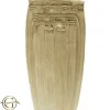 FashionGirl Etusivu|Synteettiset Hiukset-Clip on hair extensions #27 Medium Golden Blonde - 7 pieces - 60 cm | Gold24