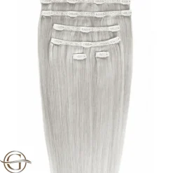 FashionGirl Etusivu|Synteettiset Hiukset-Clip on hair extensions #88A Grey - 7 pieces - 50 cm | Gold24