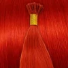 Hair Extensions Etusivu|Cold Fusion/micro Ring -pidennykset-Cold Fusion -pidennykset 50cm, kirkaanpunainen