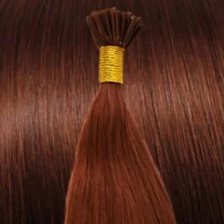 Hair Extensions Etusivu|Cold Fusion/micro Ring -pidennykset-Cold Fusion -pidennykset 50cm, punainen 33#