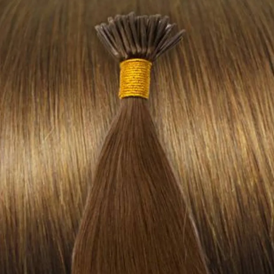 Hair Extensions Etusivu|Cold Fusion/micro Ring -pidennykset-Cold Fusion -pidennykset 50cm, vaaleanruskea 6#
