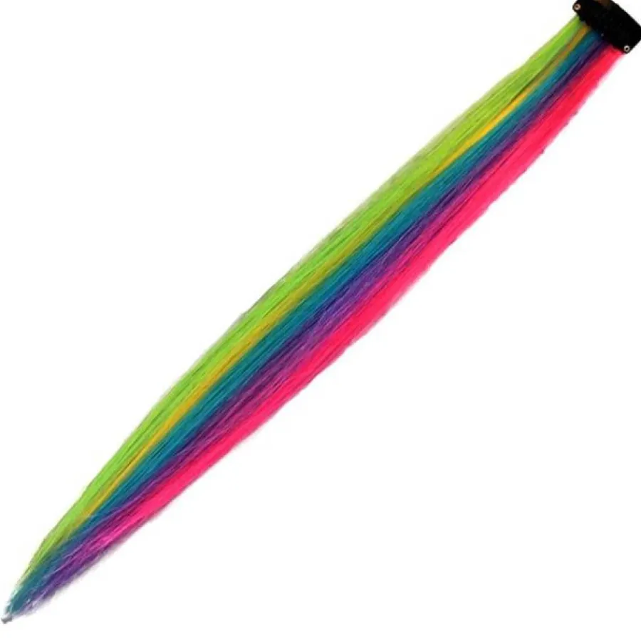 Hair Extensions Etusivu|Crazy Color -pidennykset-Crazy Color Hiusten Klipsipidennys - Rainbow