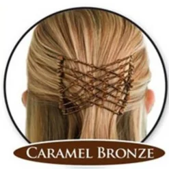 FashionGirl24 Etusivu|Hiuskorut-EZ Combs -kampauskoriste, pronssi/karamelli