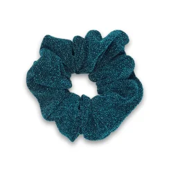FashionGirl24 Etusivu|Hiusdonitsit-Glitter Scrunchie - Hiusdonitsi  - Turkoosi
