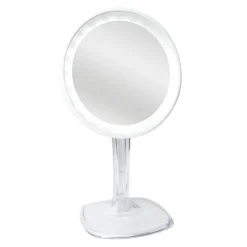 Misc Etusivu|Meikkipeili Valolla-Halo ladattava LED-peili 10 x suurennuksella – Valkoinen