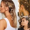 FashionGirl24 Etusivu|Hiusasusteet Ja -koristeet-Hiussormukset - Koristele hiussormukset ja hiushelmet - asetetut hiukset, punokset tai rastat - 140 kpl