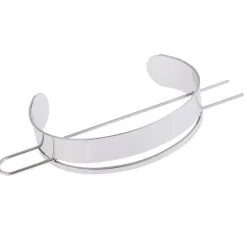 FashionGirl Etusivu|Hair Cuff -hiuslenkit-Hiusten mansetti / hiuspihan rengas ja hiusneula - hopea