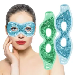 FashionGirl Etusivu|Kasvonaamiot-Kuuma ja kylmä silmämaski / jäähdytysmaski - Rentouttava kylpygeelimaski silmille - perse. Väri