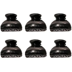 FashionGirl24 Etusivu|Hiusklipsi-Mini Hiusklipsit 6 kpl 2,5 cm Musta