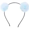 FashionGirl Etusivu|Hiuspannat-OMBRE POM POM Hairband - Sininen