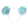 FashionGirl Etusivu|Hiuspannat-OMBRE POM POM Hairband - Turkoosi