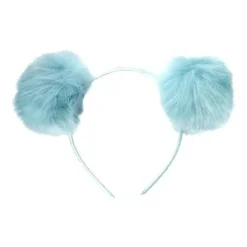 FashionGirl Etusivu|Hiuspannat-OMBRE POM POM Hairband - Turkoosi