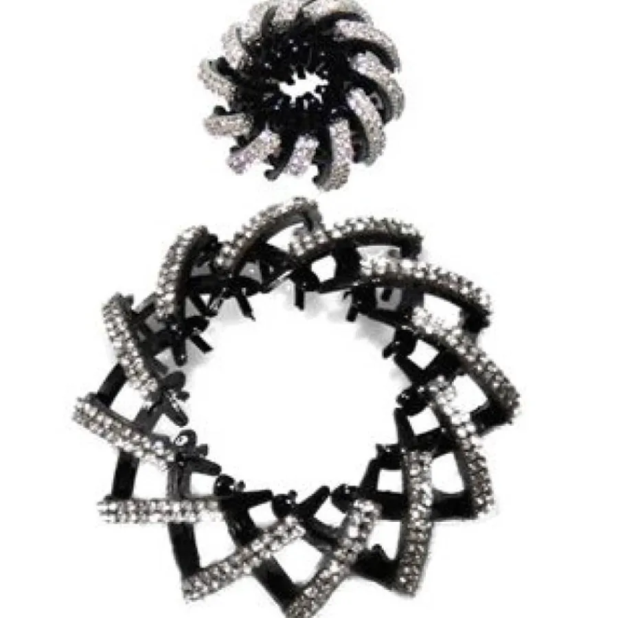 Hair Accessories Etusivu|Kierrepinnit-Ponihännän spriaalikoru - hopea