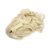 Hair Extensions Etusivu|Clip-on Ponihännät-Ponihäntä Hiuslisäke, Kihara - Blondi #613