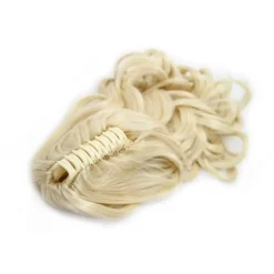 Hair Extensions Etusivu|Clip-on Ponihännät-Ponihäntä Hiuslisäke, Kihara - Blondi #613