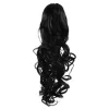 Hair Extensions Etusivu|Clip-on Ponihännät-Ponihäntä/kampaushiuslisäke, kihara, musta 1#