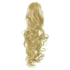 Hair Extensions Etusivu|Clip-on Ponihännät-Ponihäntä/kampaushiuslisäke, kihara, vaalea/blond 613#