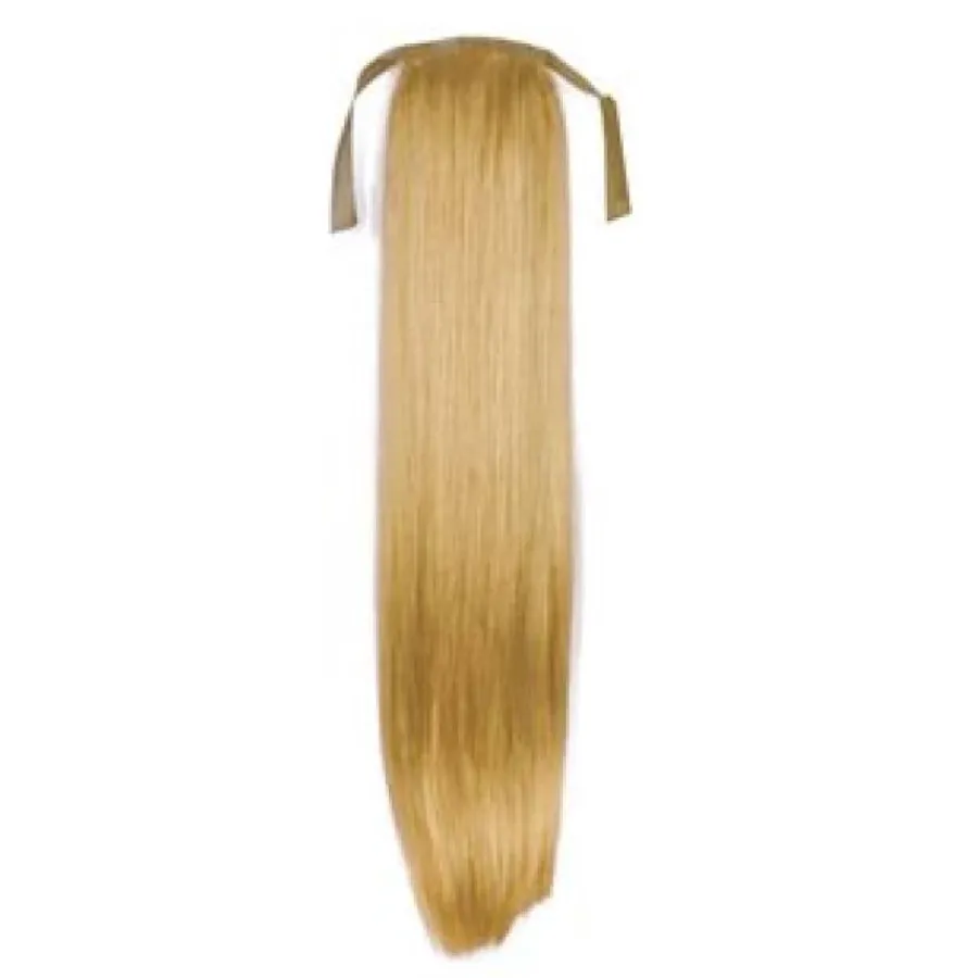 Hair Extensions Etusivu|Clip-on Ponihännät-Ponihäntä/kampaushiuslisäke, suora, keskivaalea 27#