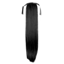Hair Extensions Etusivu|Clip-on Ponihännät-Ponihäntä/kampaushiuslisäke, suora, musta 1#