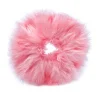 Misc Etusivu|Hiusdonitsit-Ponnari karvalla - Tekokarva Scrunchie-hiuslenkit , Vaaleanpunainen