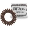 Hair Accessories Etusivu|Elastiset Puhelinjohtoponnarit-Premium Spiral -hiuslenkit 3kpl, Ruskea