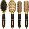 Hair Accessories Etusivu|Sale-Salon Professional 4 Harjan Harjasetti - Kulta