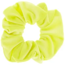 FashionGirl Etusivu|Hiusdonitsit-Scrunchie - Velor & Elastic - Neon keltainen