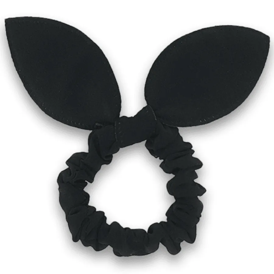FashionGirl24 Etusivu|Hiusdonitsit-Scrunchie hiuslenkki rautalangalla - Musta