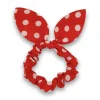 Misc Etusivu|Hiusdonitsit-Scrunchie hiuslenkki rautalangalla -  Punainen Polka dot - kuvio