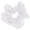 FashionGirl Etusivu|Hiusdonitsit-Scrunchie hårelastic - valkoinen sametti