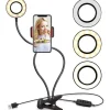 FashionGirl24 Etusivu|Selfie Ring Light-Selfie-rengasvalo LED-valolla, kirkkauden säätö + joustavat varret
