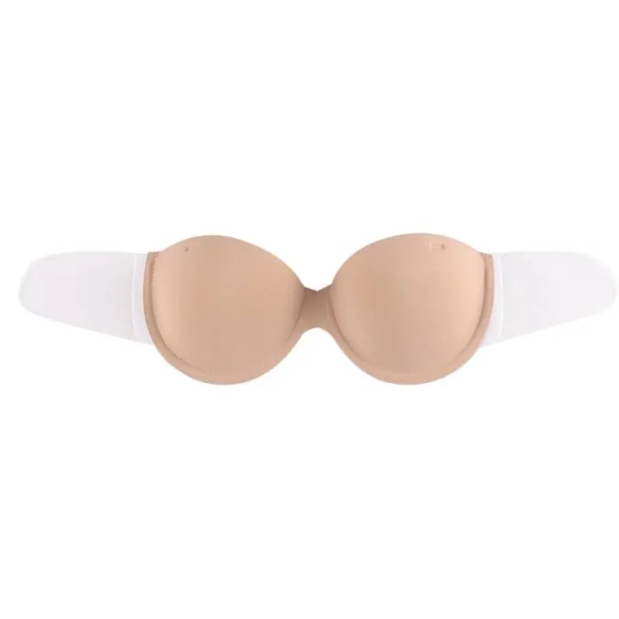 FashionGirl Etusivu|Itsestään Kiinnityvät Rintaliivit-Shapelux Invisible Stropless Bra - Nude