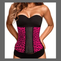 Shapelux Etusivu|Waist Trainers-Waist Trainer Latex  - Vaaleanpunainen Leopardi