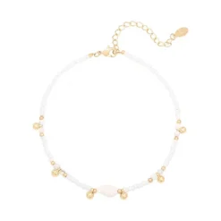 SOHO Merkit|Etusivu-Ila Pearl Nilkle -ketju - Valkoinen