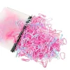 SOHO Merkit|Etusivu-Liva napsautettu hiusjoustava, 500 kpl - Magic Pink