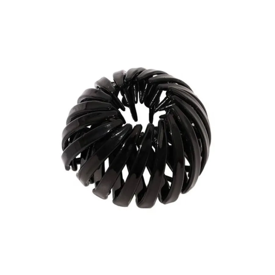 SOHO Etusivu|Elastiset Puhelinjohtoponnarit-Pesca Ponytail Spiral - Musta
